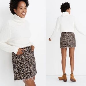 Madewell rigid denim a line skirt size 27